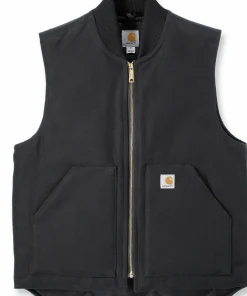 Carhartt Men's V01 Insulated Rib Collar Vest Black