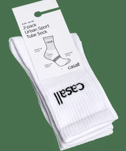 Casall Unisex Urban Tube Sock 2-Pack White Online