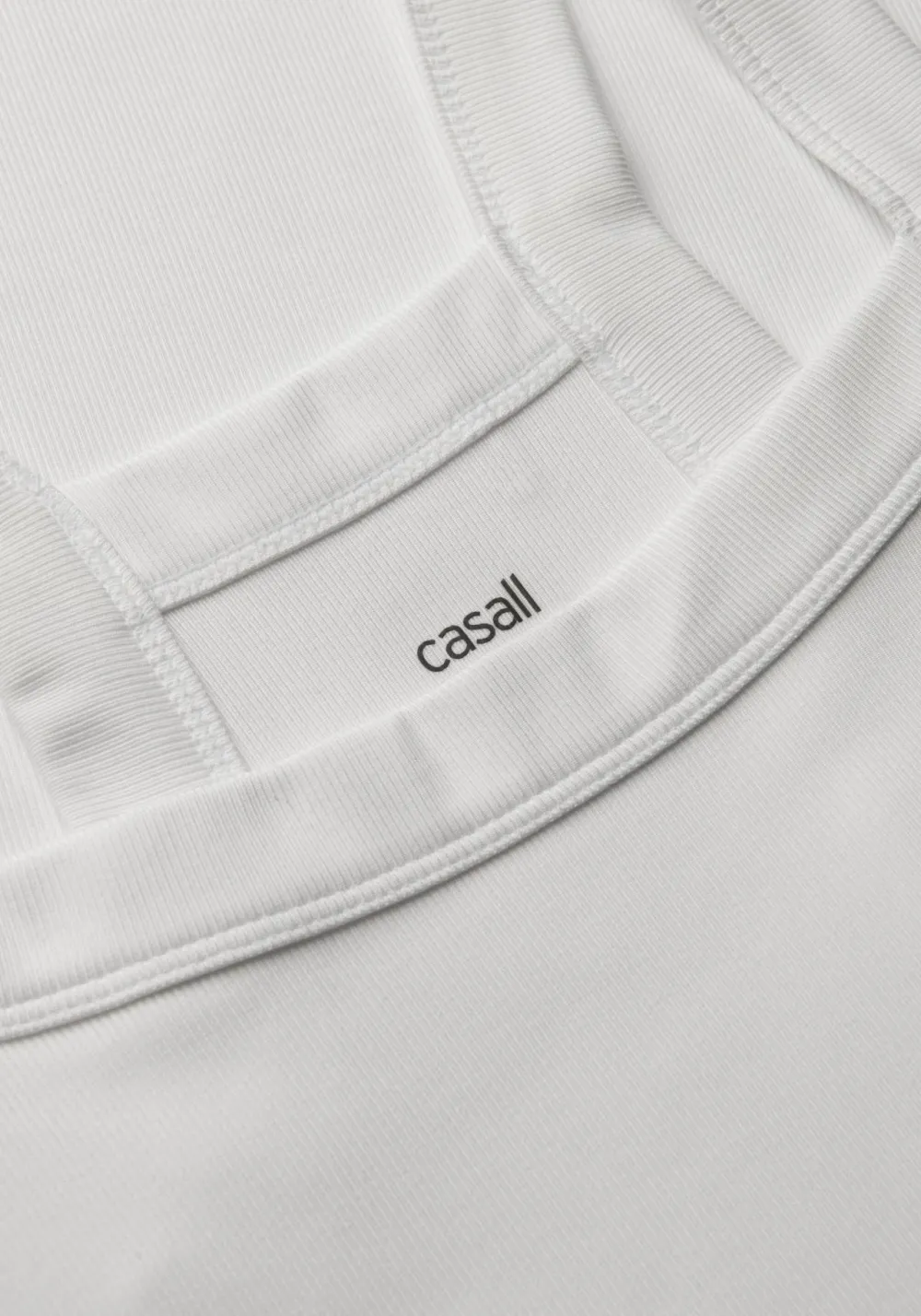 Casall Women's Defined Rib Tank White Outlet