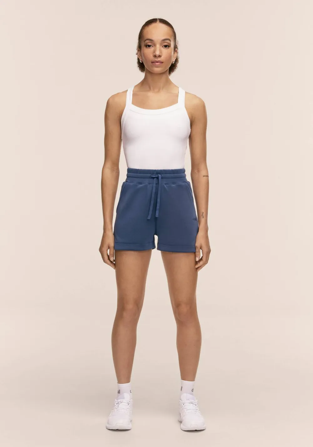 Casall Women's Defined Rib Tank White Outlet