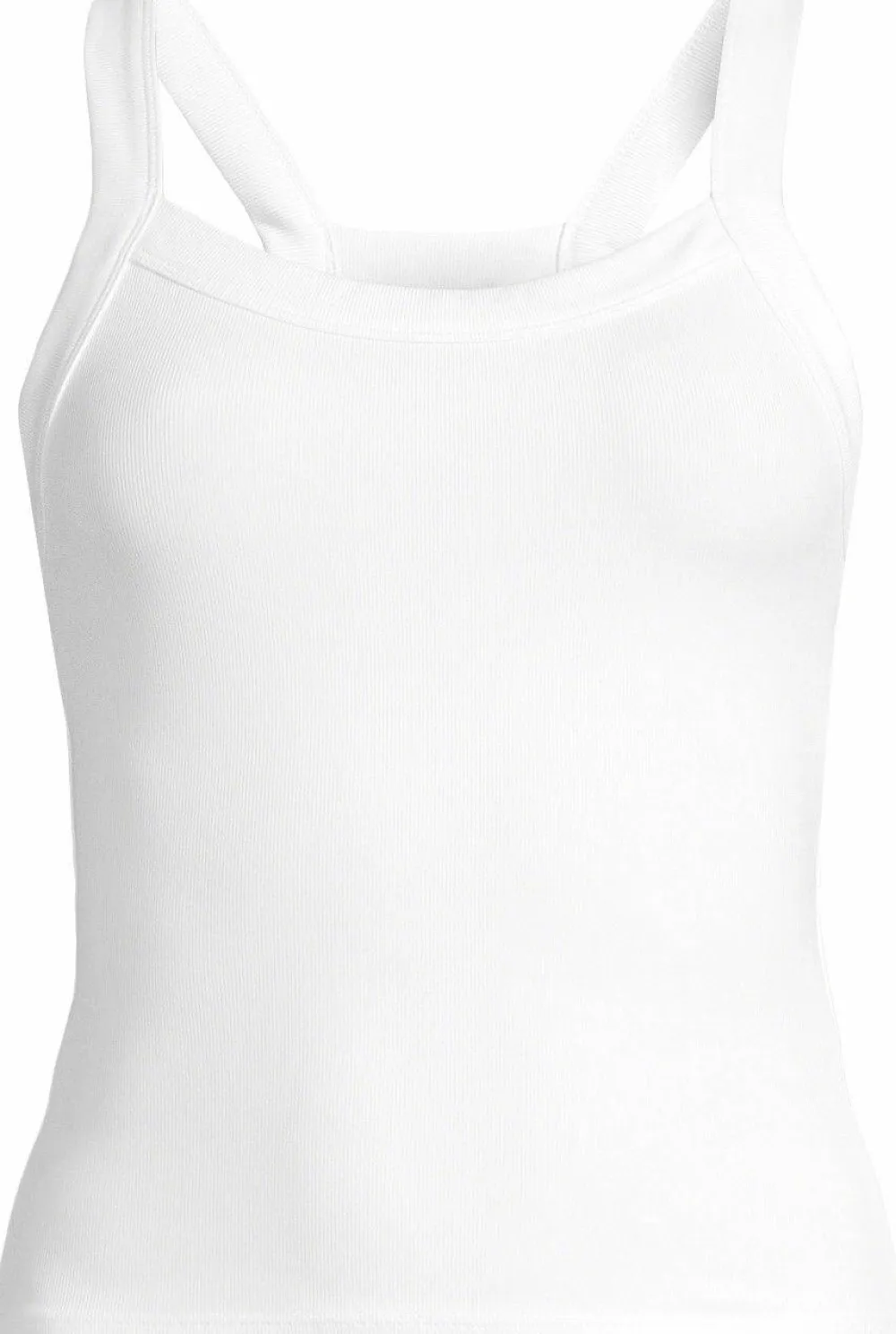 Casall Women's Defined Rib Tank White Outlet