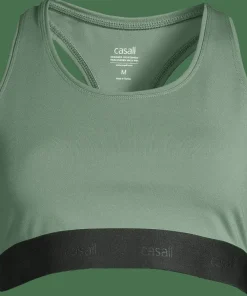 Casall Women's Graphic Sports Bra Dusty Green