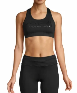 Casall Women's Iconic Wool Sports Bra Black Logo