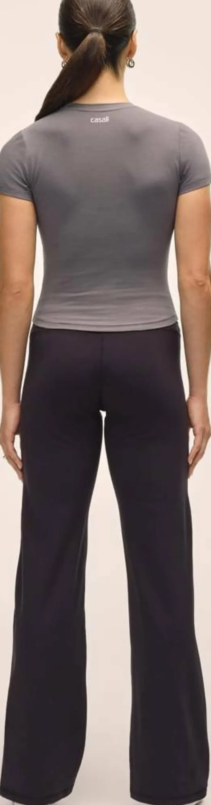 Casall Women's Jersey Straight Pant Black