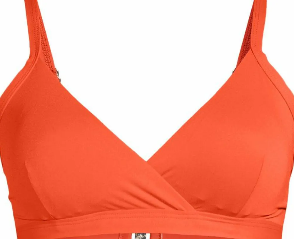 Casall Women's Overlap Bikini Top Sunrise