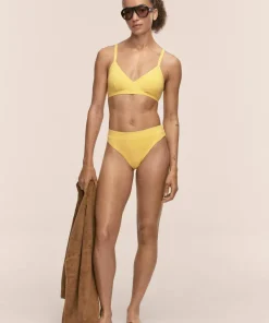 Hot Women's Overlap Bikini Top Badkläder Dam|Simning