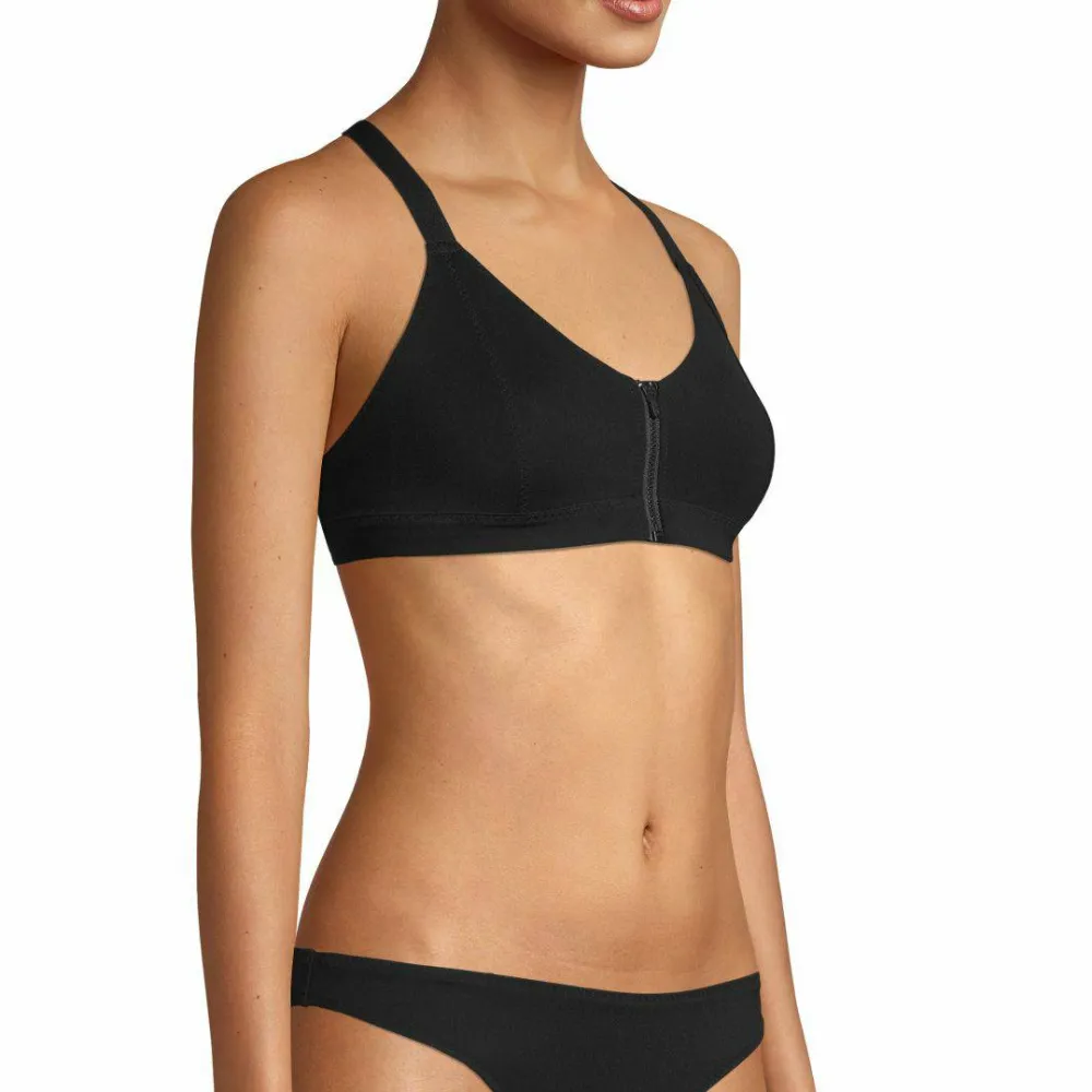 Casall Women's Scuba Zip Bikini Top Black Hot