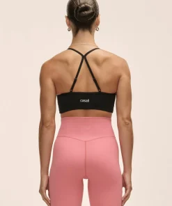 Casall Women's Sleek Strappy Sports Bra Black
