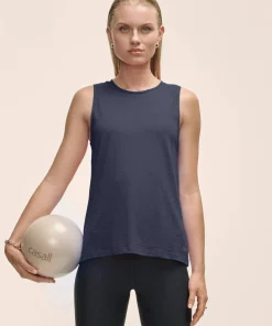 Casall Women's Soft Texture Tank Core Blue Best