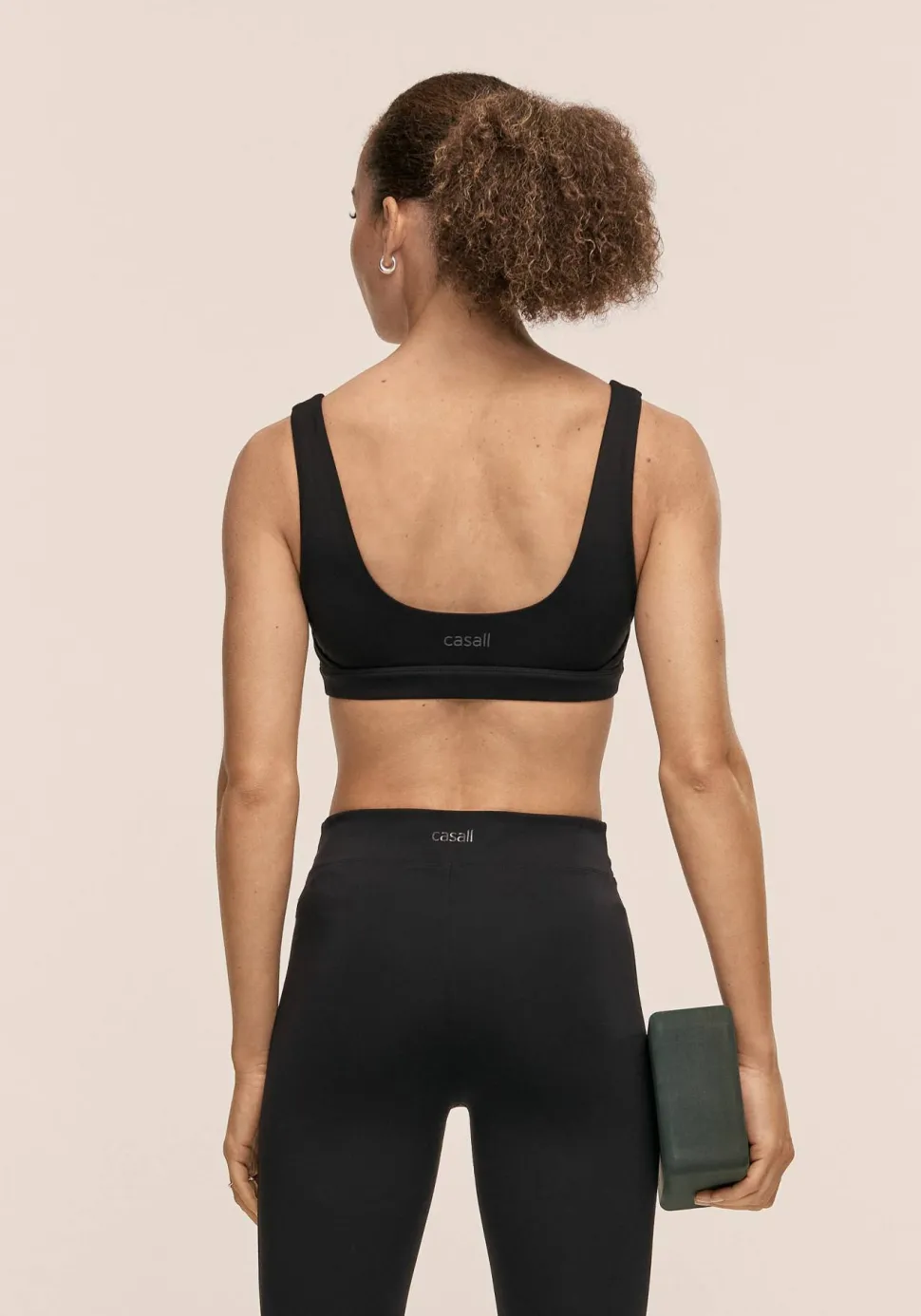 Casall Women's Soft Touch Padded Sports Bra Black