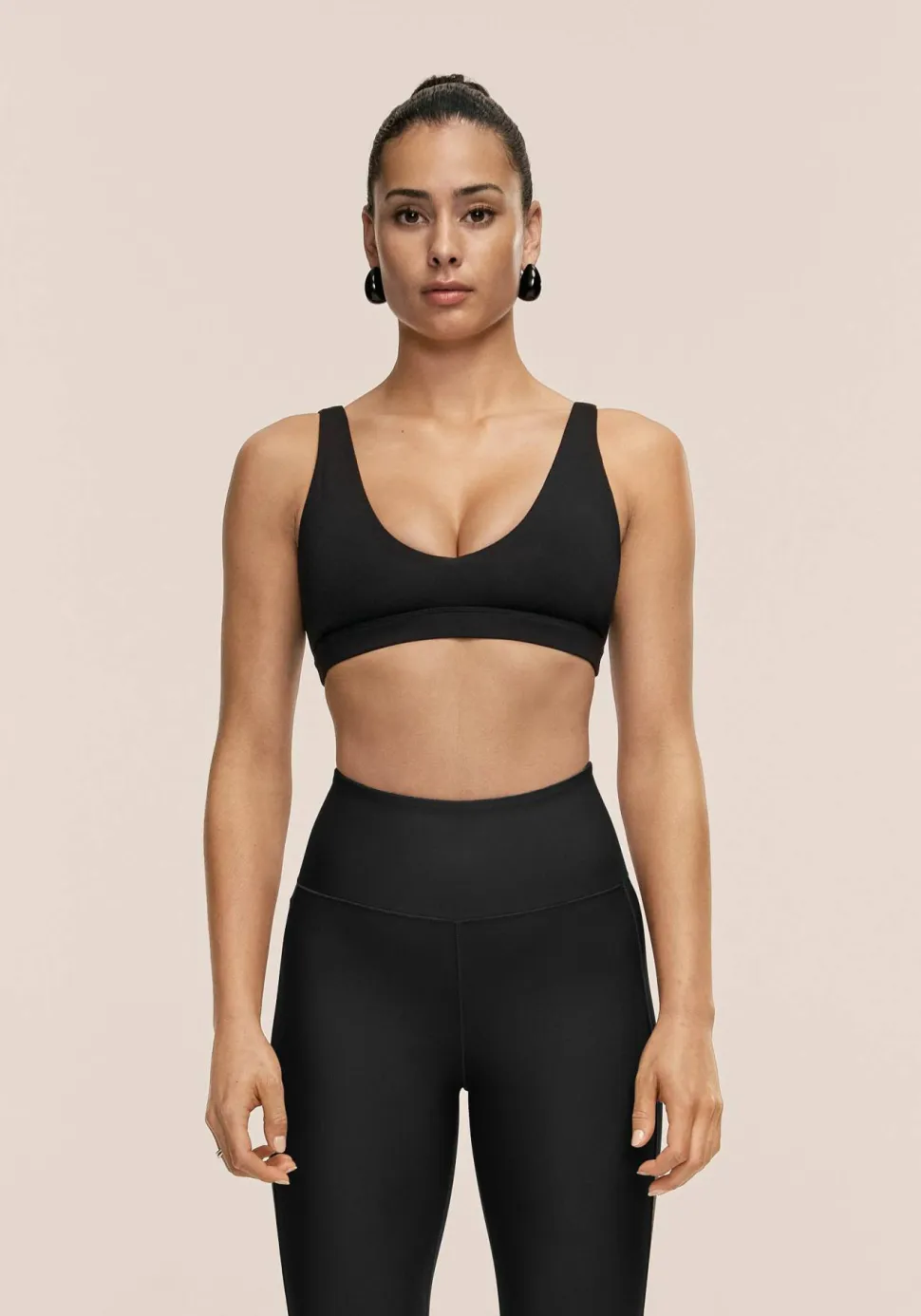 Casall Women's Soft Touch Padded Sports Bra Black