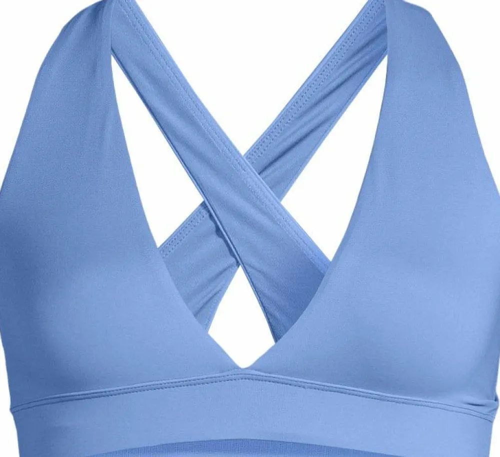 Casall Women's V-Neck Crossback Bikini Top Riviera Blue Clearance