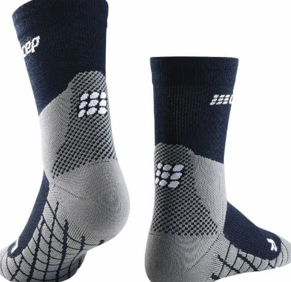 Outlet Men's Hiking Light Merino Mid Cut Compression Socks Herrstrumpor
