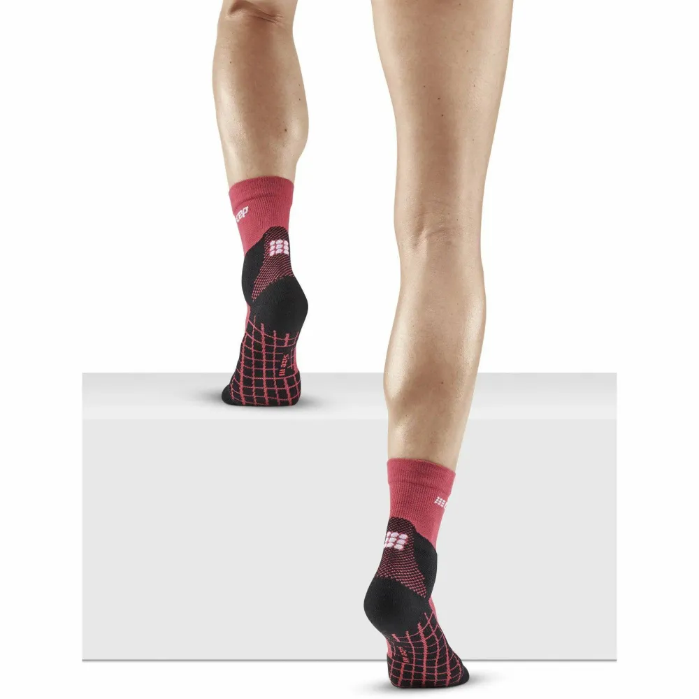 Sale Women's Hiking Light Merino Mid Cut Compression Socks Damstrumpor
