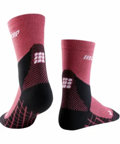 Sale Women's Hiking Light Merino Mid Cut Compression Socks Damstrumpor
