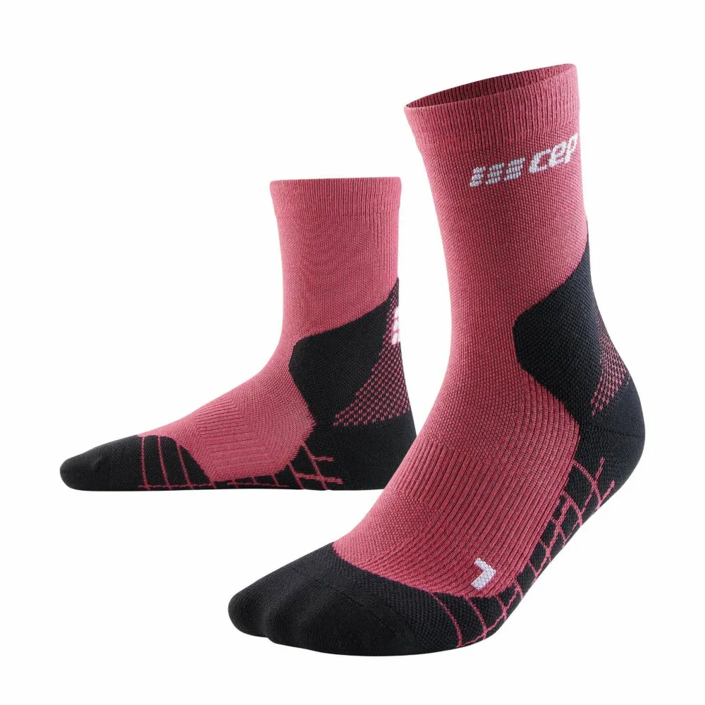 Sale Women's Hiking Light Merino Mid Cut Compression Socks Damstrumpor
