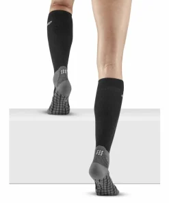 CEP Women's Hiking Light Merino Tall Compression Socks Black Clearance