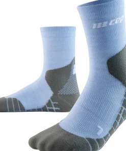 Online Women's Hiking Light Merino Mid Cut Compression Socks Damstrumpor