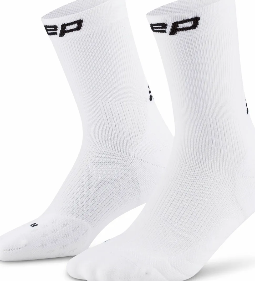 CEP Women's Run Socks Mid Cut 5.0 White