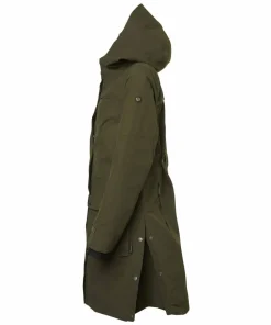 Chevalier Women's Fractus Chevalite Rain Coat Tobacco Green