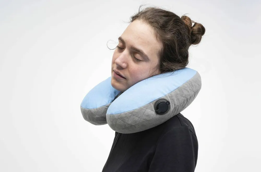 Cocoon U-Shaped Neck Pillow Galaxy Blue/Grey Outlet