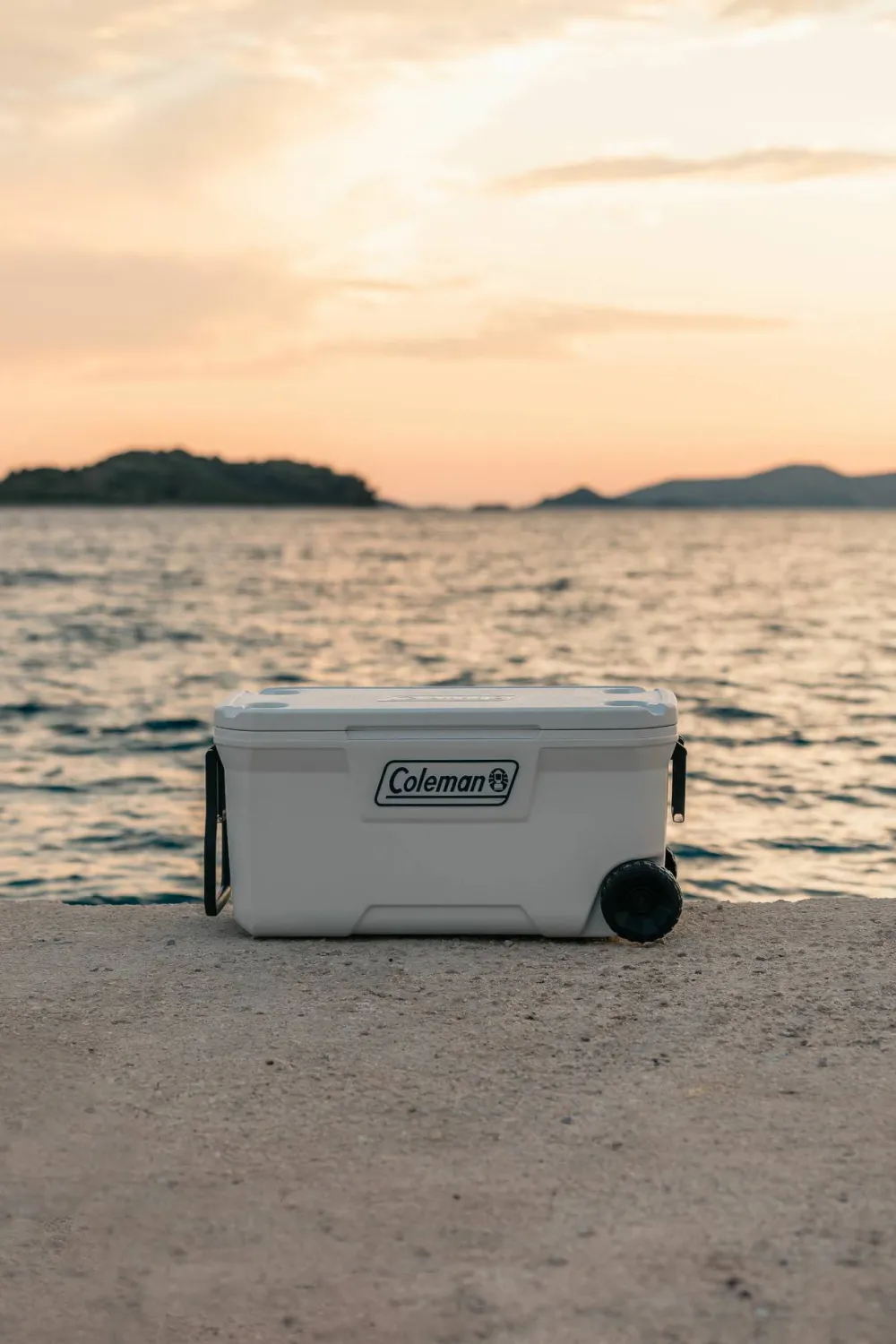 Coleman Xtreme Marine Wheeled 100 QT White Online