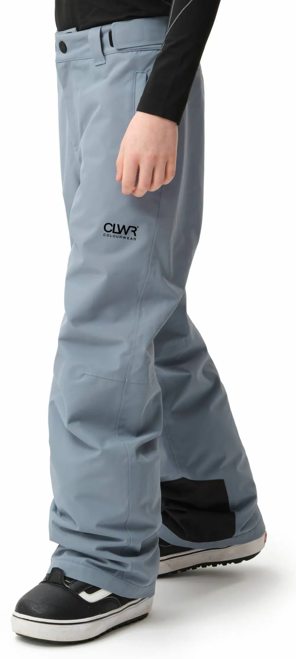 ColourWear Juniors' Line Pants Grey Blue Hot