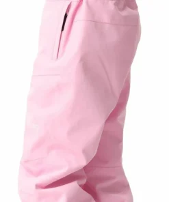 ColourWear Juniors' Slash Bib Pants Light Pink
