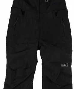 ColourWear Juniors' Slash Bib Pants Black