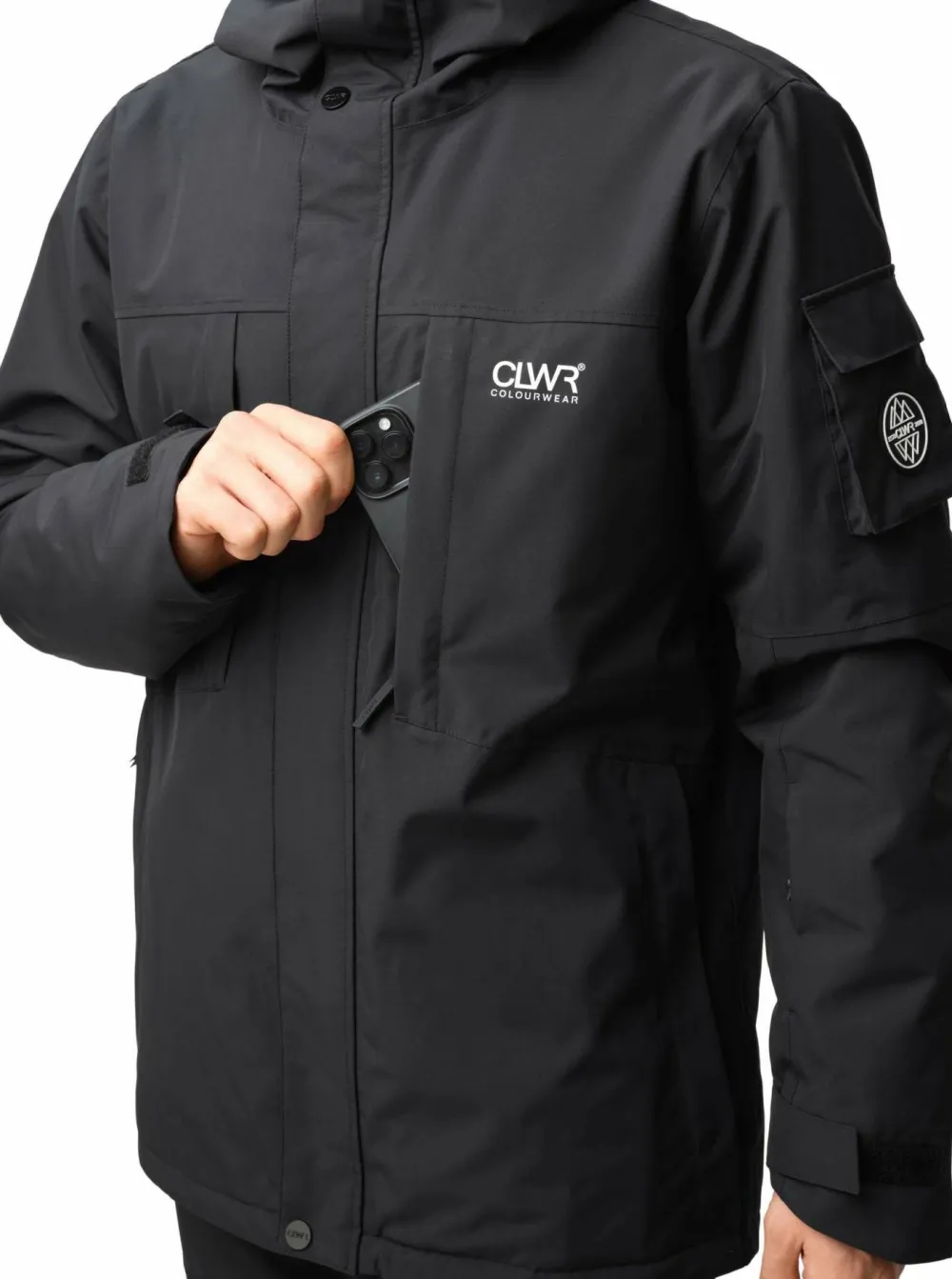 ColourWear Men's Eagle Jacket Black Online