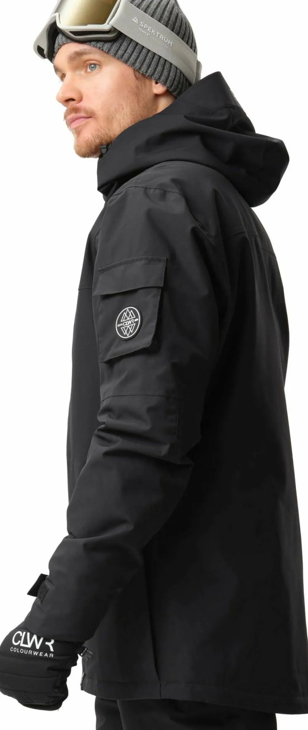 ColourWear Men's Eagle Jacket Black Online