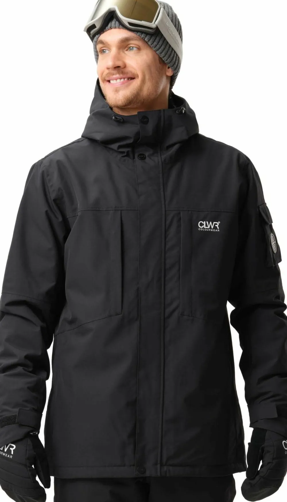 ColourWear Men's Eagle Jacket Black Online
