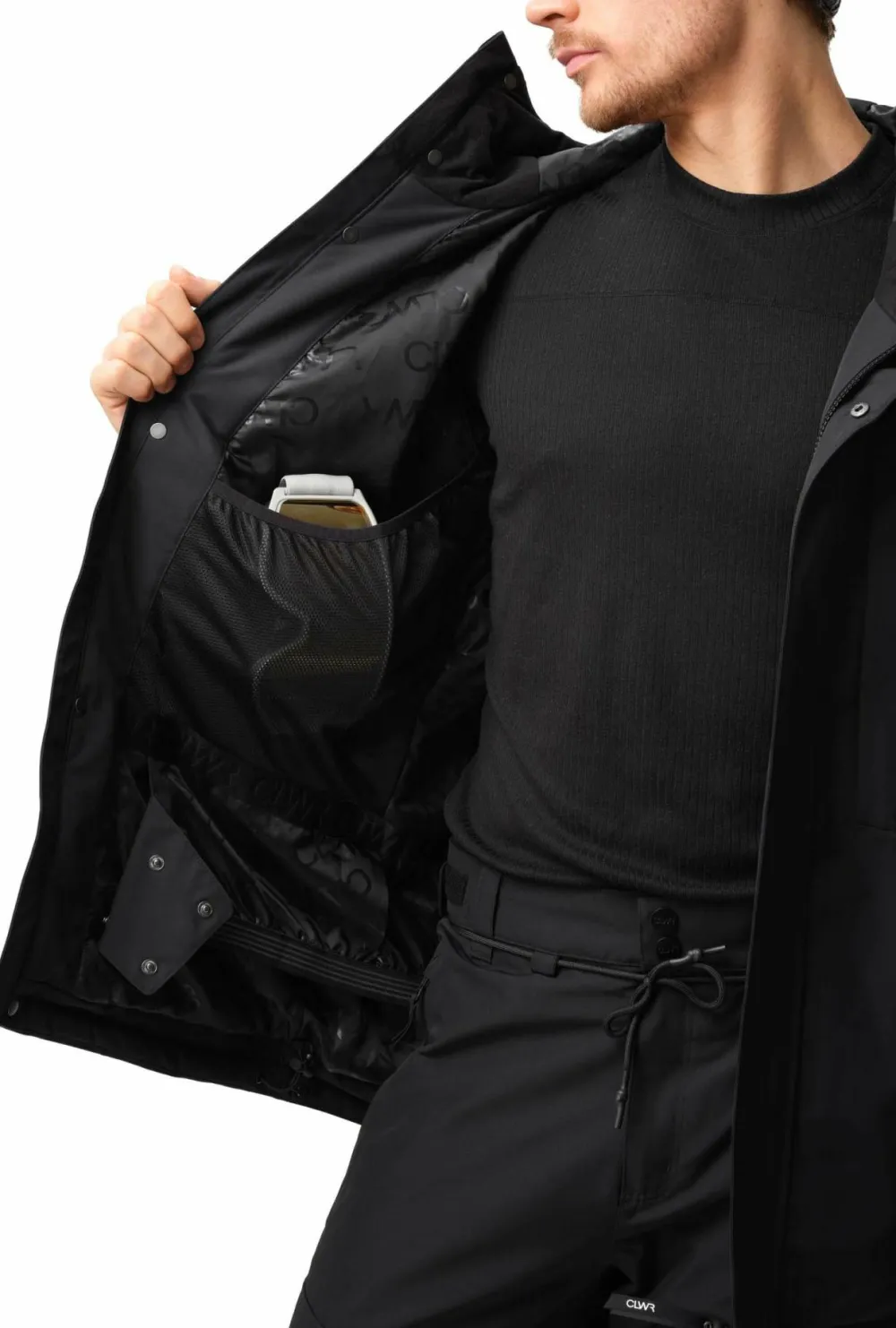 ColourWear Men's Eagle Jacket Black Online