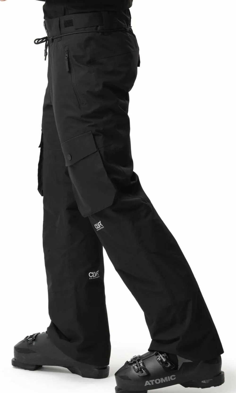 ColourWear Men's Flight Pants Black Clearance