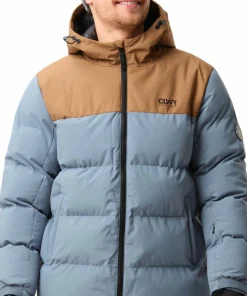 ColourWear Men's Pole Jacket Grey Blue