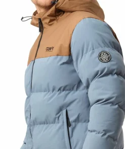 ColourWear Men's Pole Jacket Grey Blue