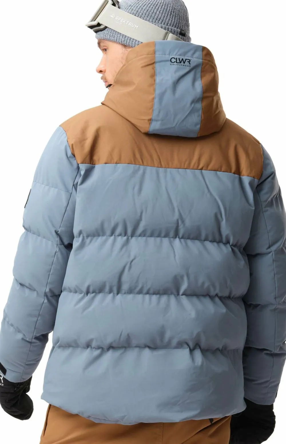 ColourWear Men's Pole Jacket Grey Blue Outlet