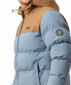 ColourWear Men's Pole Jacket Grey Blue Outlet