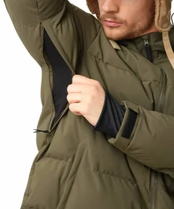 ColourWear Men's Pole Jacket Dark Olive New