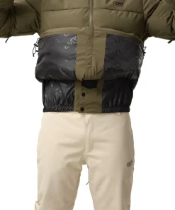 ColourWear Men's Pole Jacket Dark Olive New