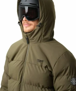 ColourWear Men's Pole Jacket Dark Olive New