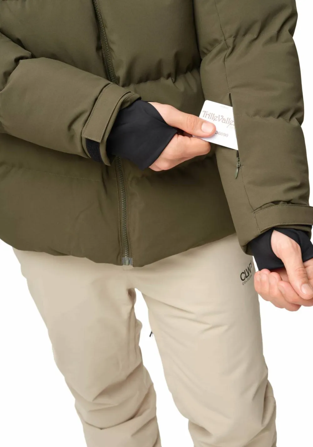ColourWear Men's Pole Jacket Dark Olive New
