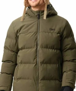 ColourWear Men's Pole Jacket Dark Olive New
