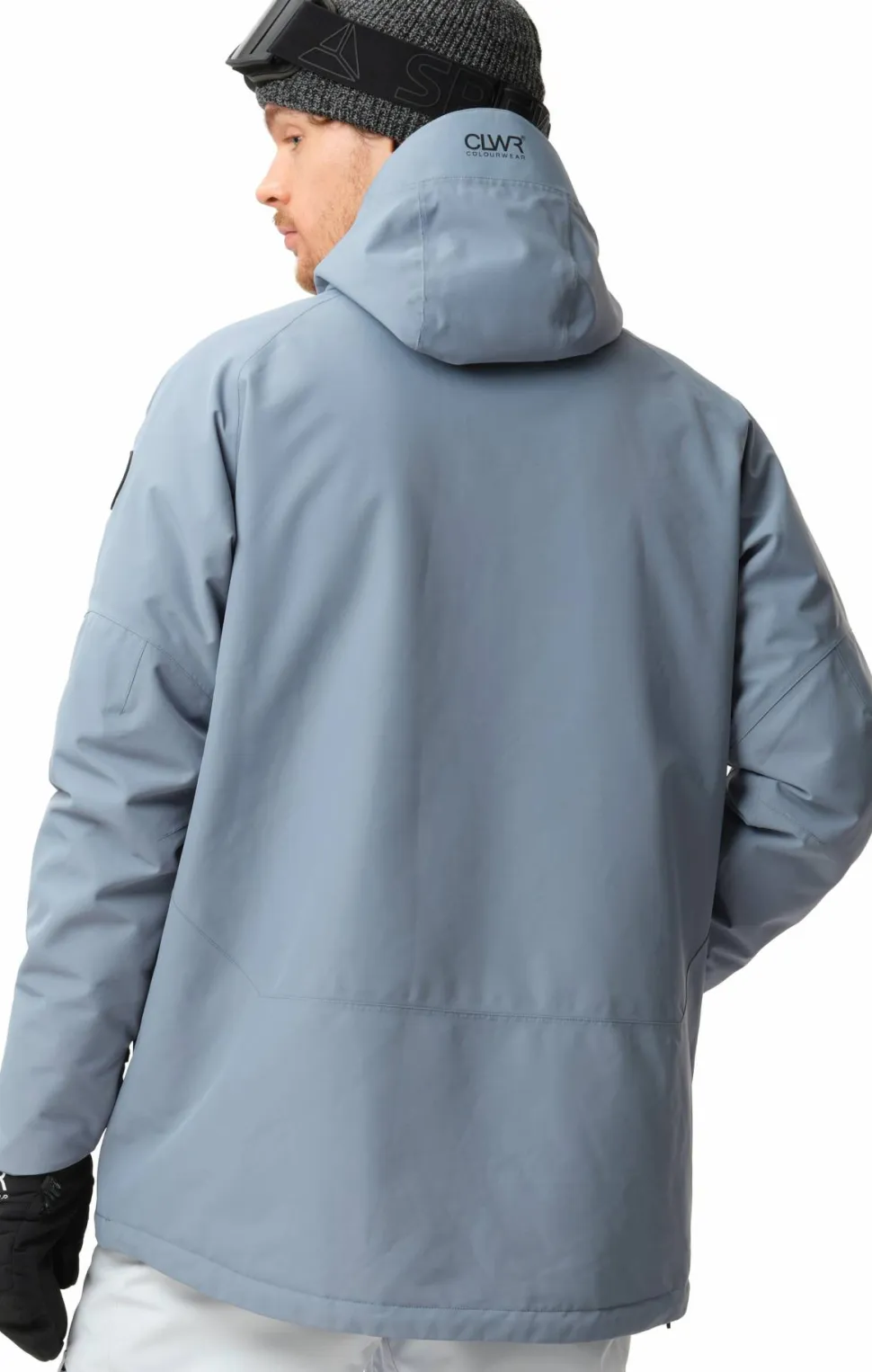 ColourWear Men's Signature Anorak Grey Blue