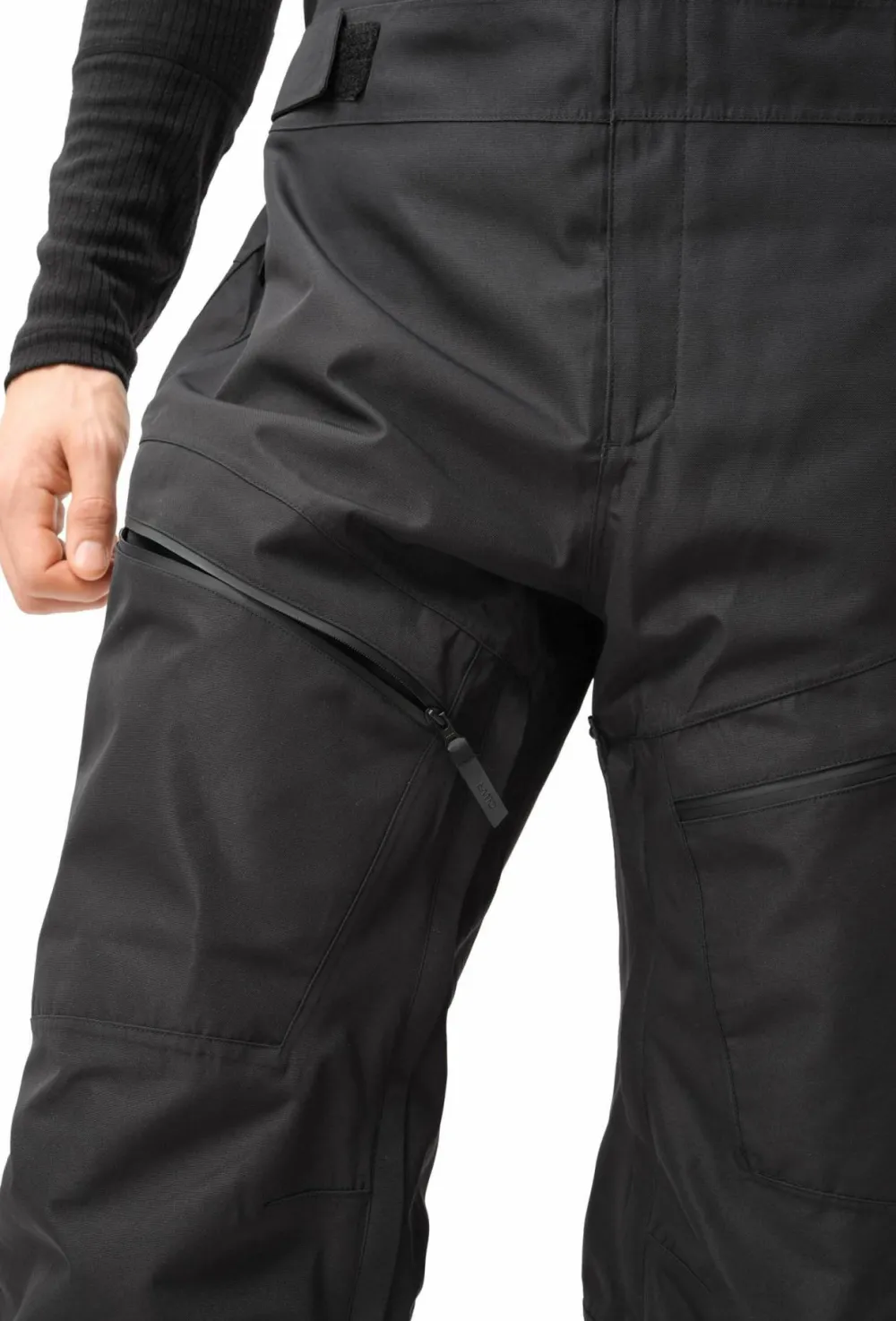 ColourWear Men's Slash Bib Pants Black Outlet