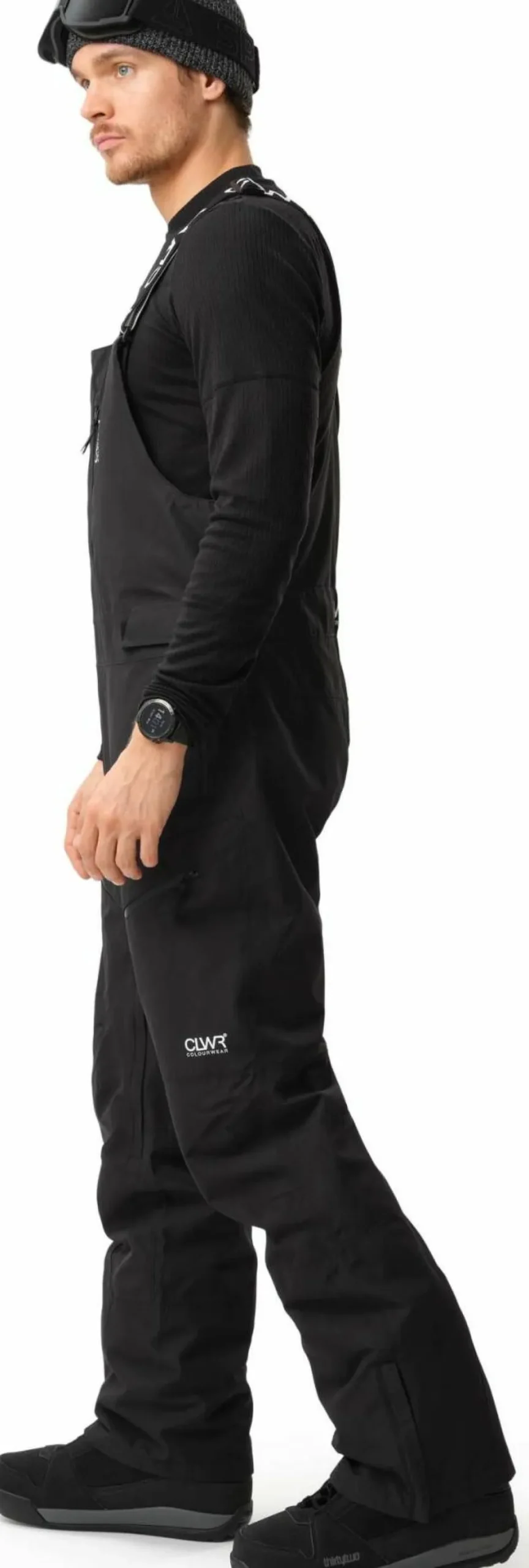 ColourWear Men's Slash Bib Pants Black Outlet