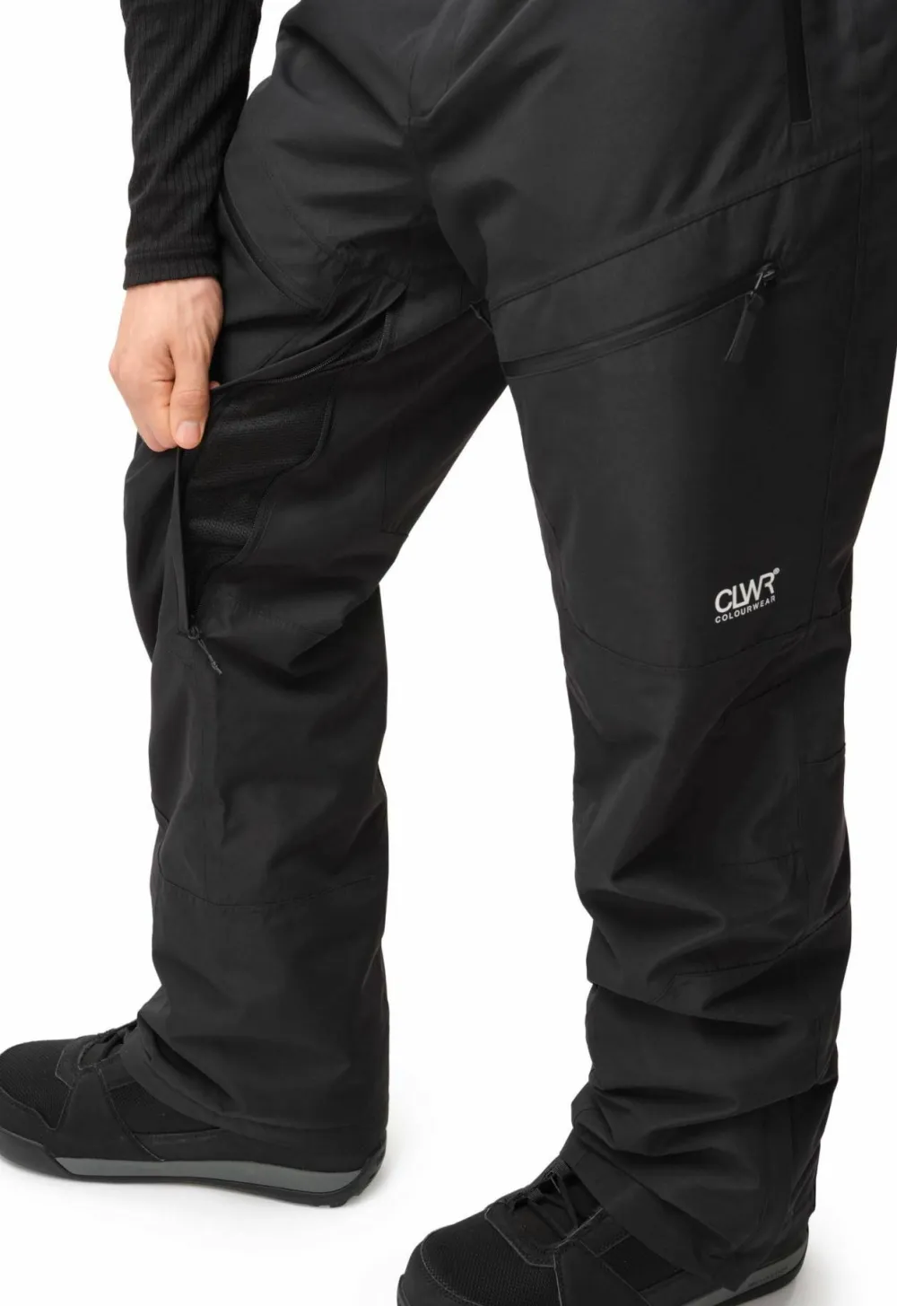 ColourWear Men's Slash Bib Pants Black Outlet