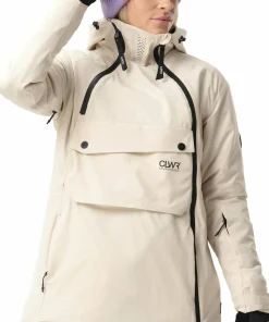 ColourWear Women Cake Anorak 2.0 Off-White Best