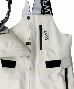 ColourWear Women's Slash Bib Pants Off-White