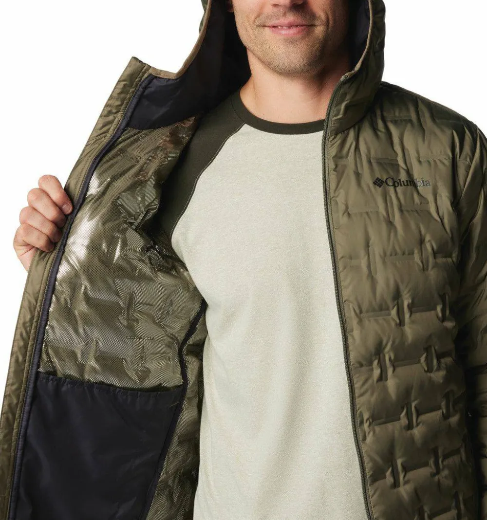 Men's Delta Ridge II Down Hooded Jacket Herrjackor